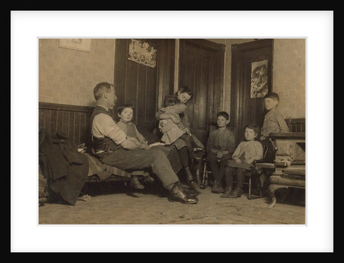 Home of Alfred Benoit in New Bedford, Massachusetts, a child sweeper at Bennett Mill and one of 11 children, 1912 by Lewis Wickes Hine