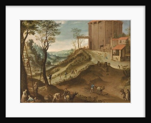 September and October from Los doce meses del año, 1650-99 by Antonio de Espinosa