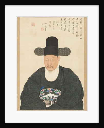 Portrait of Scholar-official Ahn in his Fifties, 19th century by Chae-gwan Yi