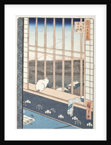 Asakusa Rice Fields and Festival of Torinomachi from the Series One Hundred Famous Views of Edo, 1857 by Ando or Utagawa Hiroshige