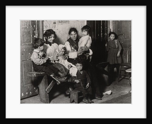 An Italian home near Hull House, Chicago, 1910 by Lewis Wickes Hine