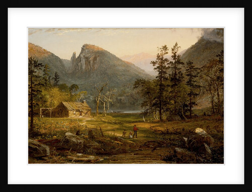 Pioneer's Home, Eagle Cliff, White Mountains,1859 by Jasper Francis Cropsey
