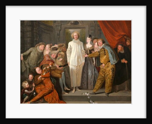The Italian Comedians, c.1720 by Jean Antoine Watteau