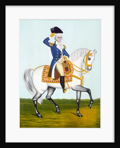 General Washington on a White Charger, c.1835 by American School
