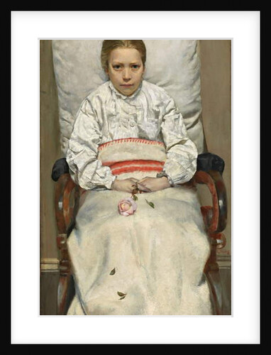 Sick Girl, 1881 by Christian Krohg