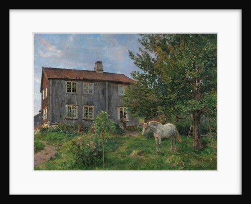 At the Farm, Ulvin, 1889 by Gerhard Peter Frantz Vilhelm Munthe