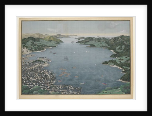 Nagasaki Harbour, c.1800-50 by Keiga Kawahara