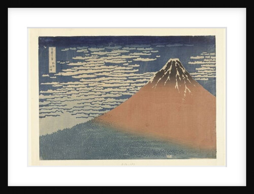 Mount Fuji in Clear Weather, c.1830 by Katsushika Hokusai