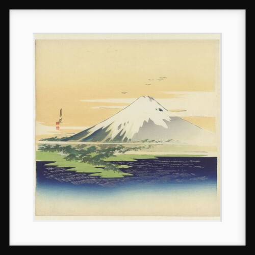 Fuji from the beach at Mio, 1900-10 by Ogata Gekko