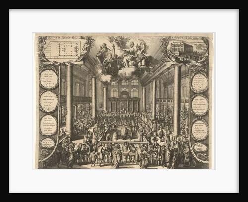 Inauguration of the Portuguese Synagogue in Amsterdam, 1675 by Romeyn de Hooghe