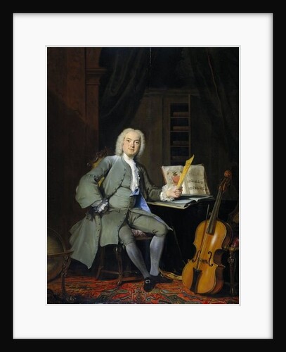 Portrait of a Member of the Van der Mersch Family, 1736 by Cornelis Troost