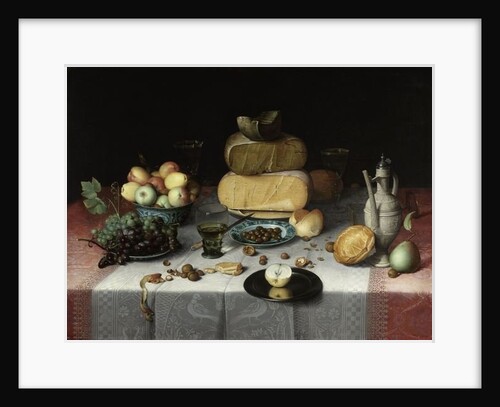 Still Life with Cheese, c.1615 by Floris Claesz. van Dyck