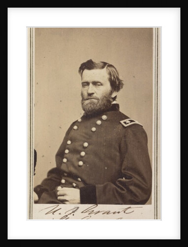 Maj. Gen. Ulysses S. Grant, officer of the Federal Army, 1862-4 by American Photographer