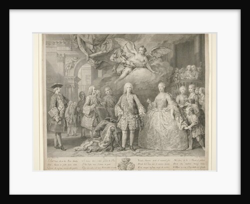 Ferdinand VI and his queen Maria Barbara of Braganza with Scarlatti and the celebrated Italian castrato Farinelli, 1733-57 by Jacopo (after) Amigoni