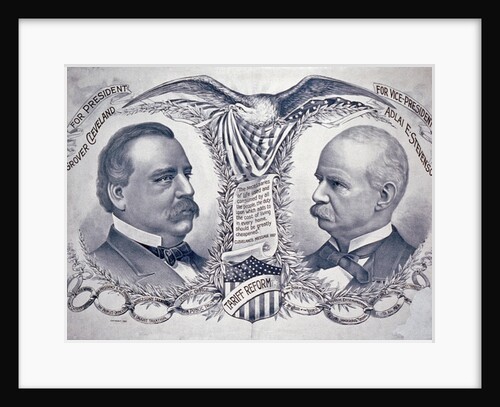 Democratic presidential campaign poster, 1892 by American School