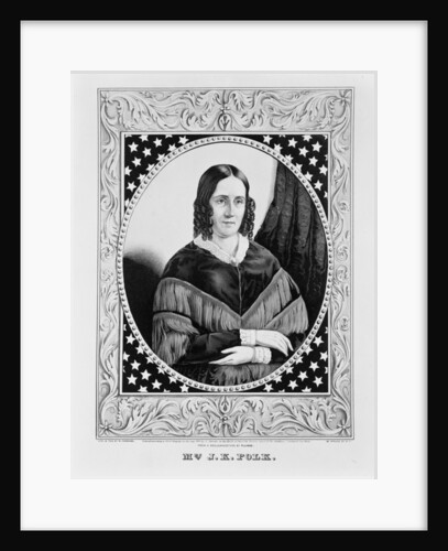 Sara Polk, 1846 by N. and Ives J.M. Currier