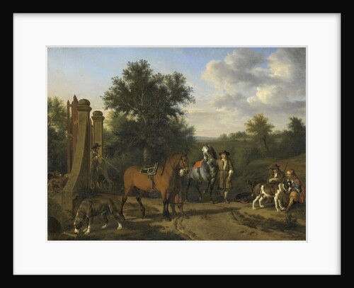 The Hunting Party, 1669 by Adriaen van de Velde