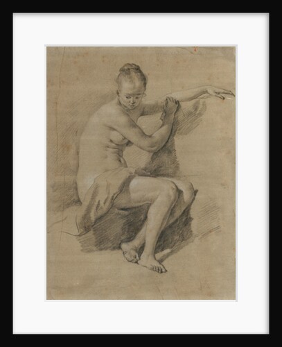 Seated female nude, c.1660-70 by Adriaen van de Velde