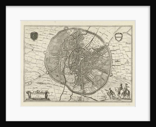 Plan of Leuven, 1581 by Jan Luyken