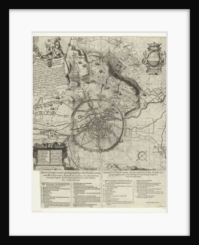 Siege of Leuven by the Dutch and French armies 1635 by Dutch School