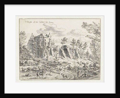 Castle of Leuven, 1675 by Josua de Grave