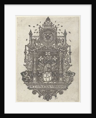 Coat of arms of the Antwerp Guild of Saint Luke, 1526 by Dirk Jacobsz Vellert