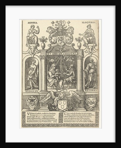 Coat of arms of the Antwerp Guild of Saint Luke, 1500-49 by Flemish School