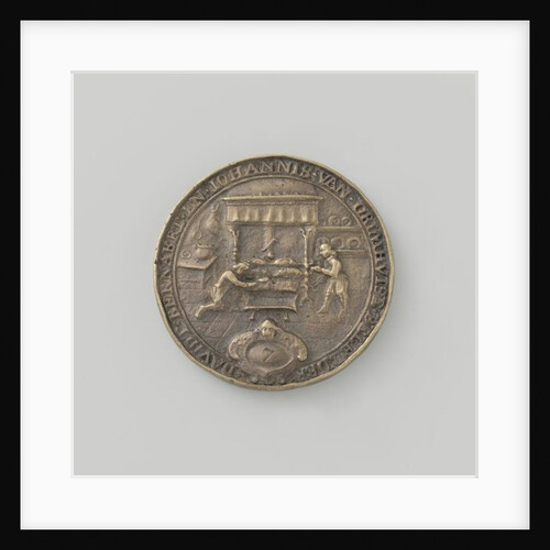 Pastymakers' Guild of Middelburg attendance token, 1653 by Dutch School