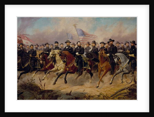 Grant and His Generals, 1865 by Ole Peter Hansen Balling