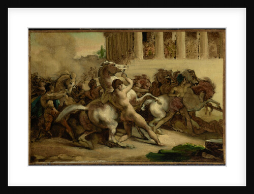 The Race of the Riderless Horses, 1817 by Theodore Gericault