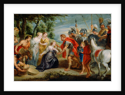 David Meeting Abigail, c.1620-5 by Peter Paul (studio of) Rubens