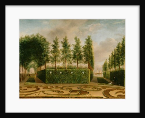 A Formal Garden, 1766 by Johannes Janson