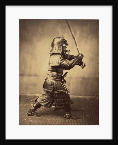 Japanese Warrior in Armour, 1865-7 by Felice Beato