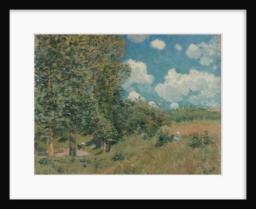 The Road from Versailles to Saint-Germain, 1875 by Alfred Sisley
