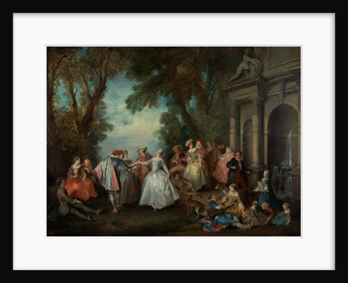 Dance before a Fountain, c.1724 by Nicolas Lancret