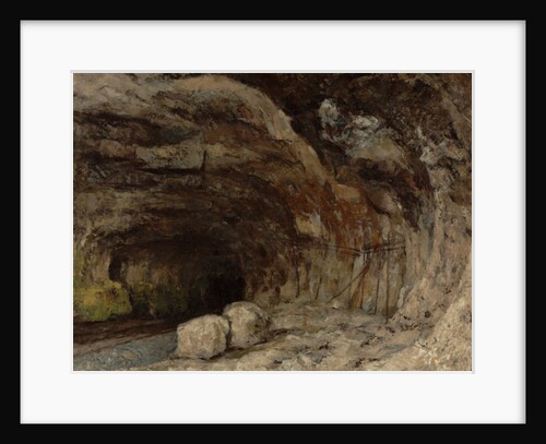 Grotto of Sarrazine near Nans-sous-Sainte-Anne, c.1864 by Gustave Courbet