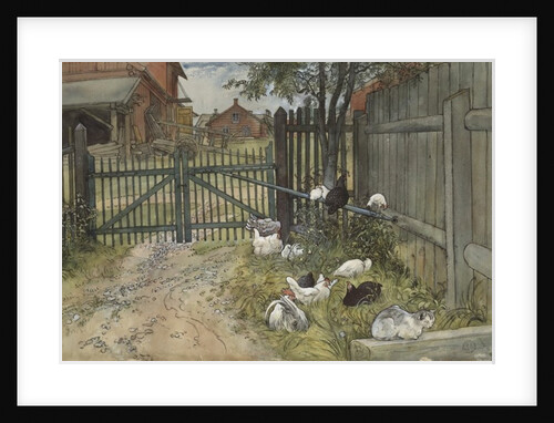 The Gate, c.1895 by Carl Larsson