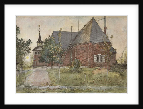 Old Sundborn Church by Carl Larsson