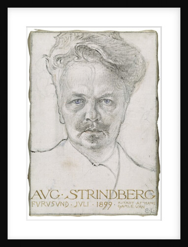 August Strindberg, 1899 by Carl Larsson