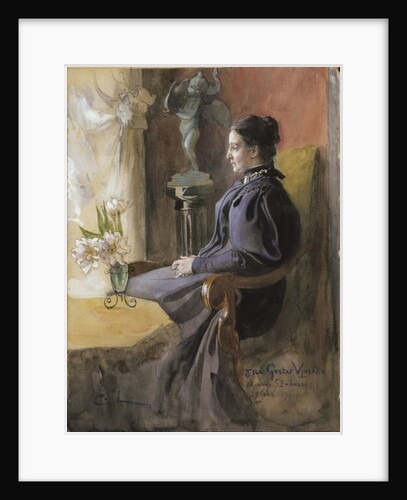 Eva Upmark, 1896 by Carl Larsson