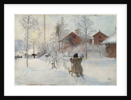 The Yard and Wash-House by Carl Larsson