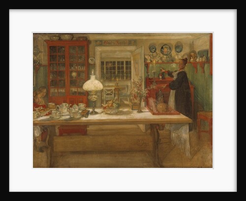 Getting Ready for a Game, 1901 by Carl Larsson