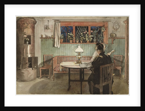 When the Children have Gone to Bed by Carl Larsson