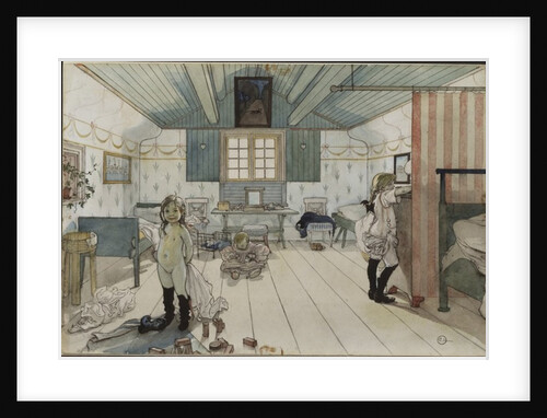 Mamma's and the Small Girl's Room by Carl Larsson