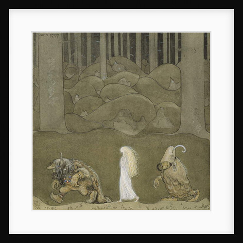 The Princess and the Trolls, 1913 by John Bauer