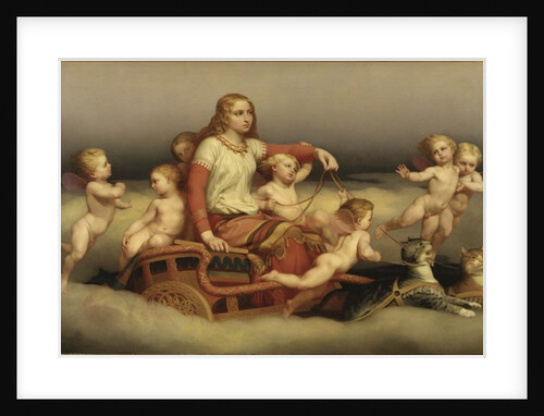 Freja Seeking Her Husband, 1852 by Nils Blommer