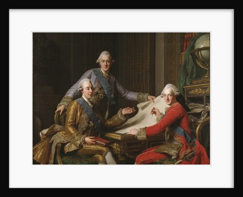 King Gustav III of Sweden and his Brothers, 1771 by Alexander Roslin