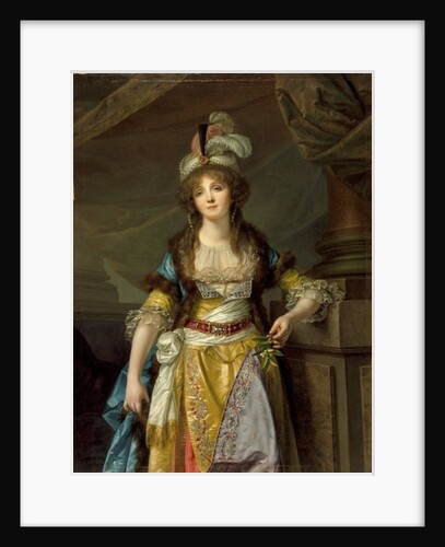 Portrait of a Lady in Turkish Fancy Dress, c.1790 by Jean Baptiste Greuze
