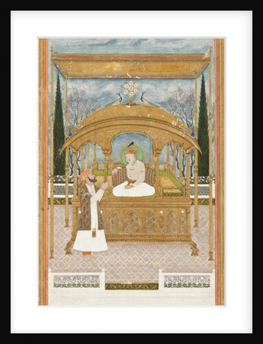 Emperor Shah Alam II on the Peacock Throne, 1801 by Musawir Khairullah