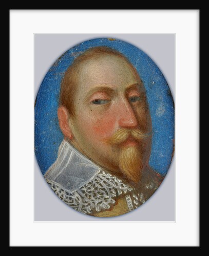 Miniature of Gustav II Adolf, King of Sweden, c.1630 by Unknown